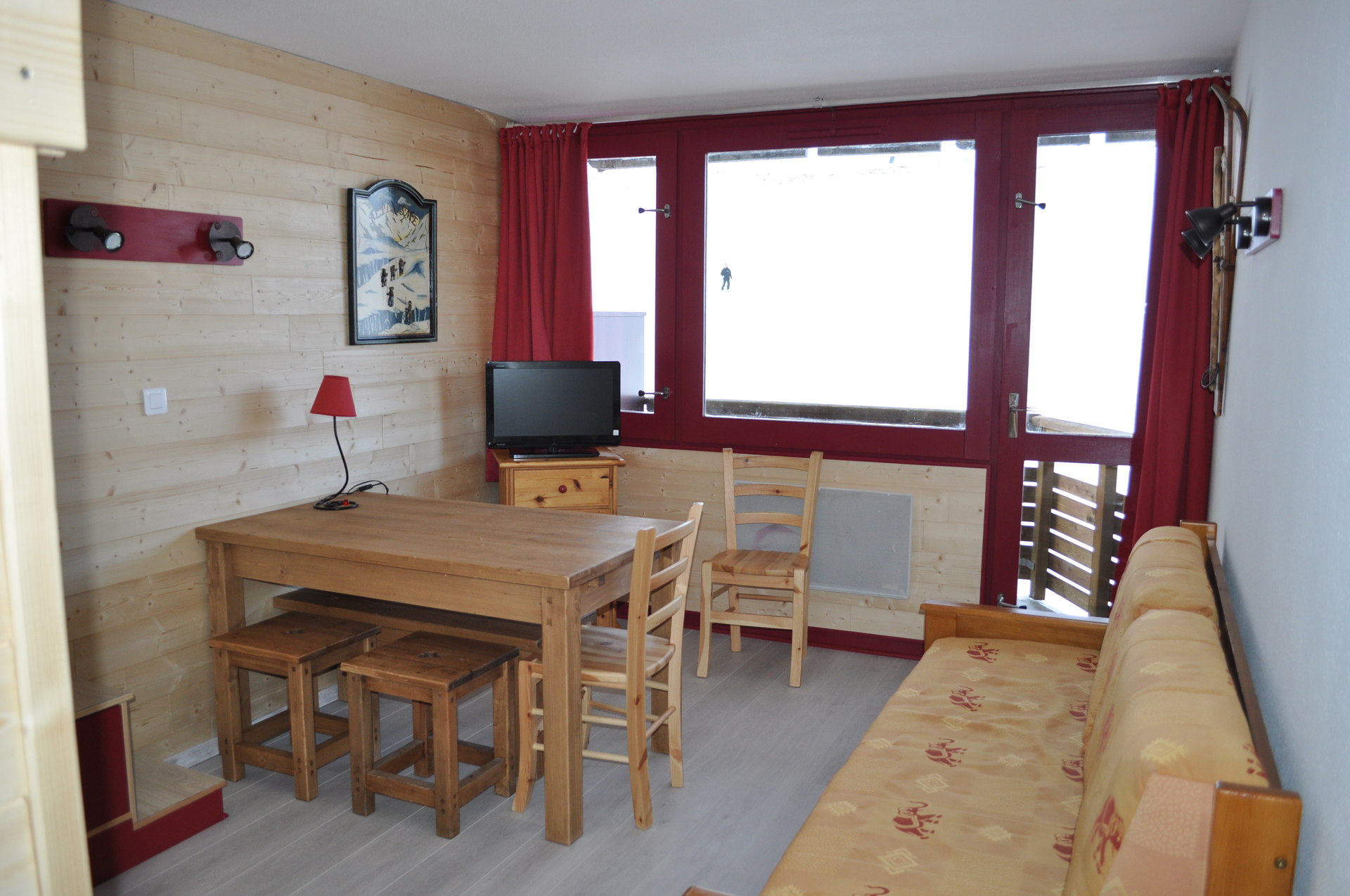 Studio 4 personnes Classique PAIM-F19 - Appartements Diamant - Plagne - Aime 2000