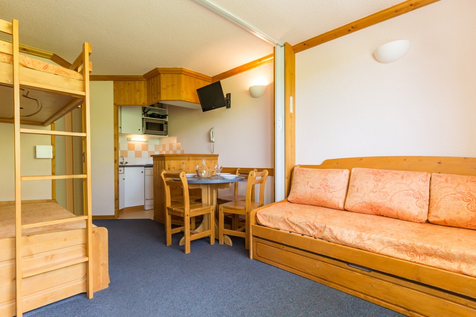 Studio 4 personnes Classique PAIM-F22 - Appartements Flèche - Plagne - Aime 2000