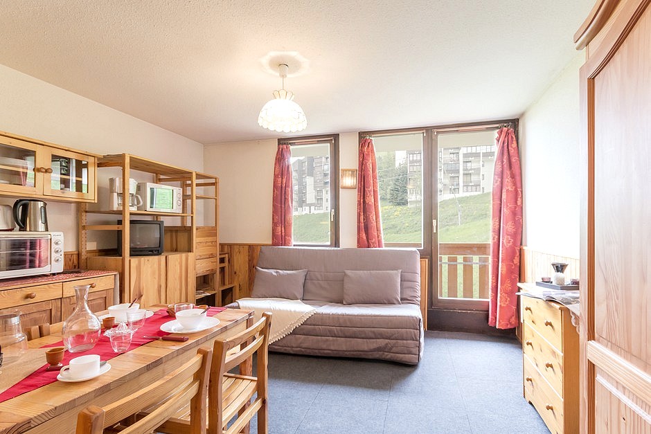 Studio 4 personnes Classique MEN-SKI1102 - Ski & Soleil - Appartements Ski Soleil I - Les Menuires Bruyères