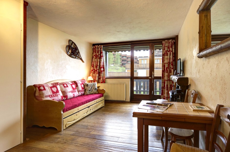 Studio 2 personnes Confort PLAC-ST3 - Ski & Soleil - Résidence Le Serro Torre - Plagne Centre