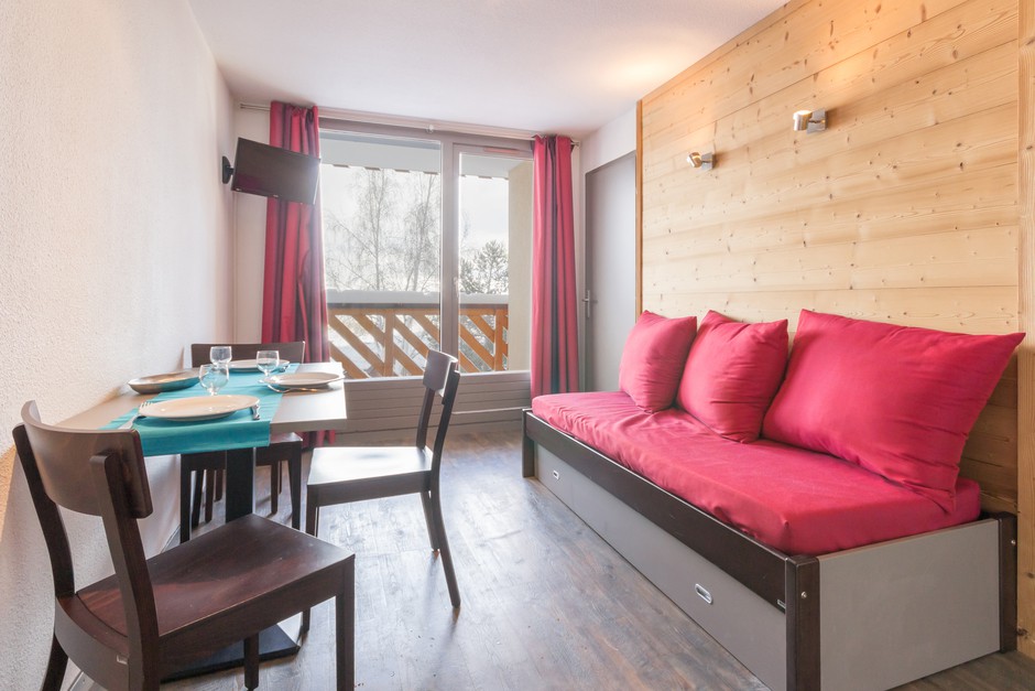 Studio 3 personnes Confort MTLBPLA101 - Ski & Soleil - Appartements Les Plaisances - Plagne Montalbert