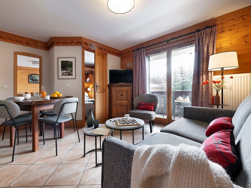 Appartement 5 personnes - 1 chambre + 1 coin nuit - Pierre & Vacances Résidence premium Les Fermes de Méribel - Méribel Village 1400