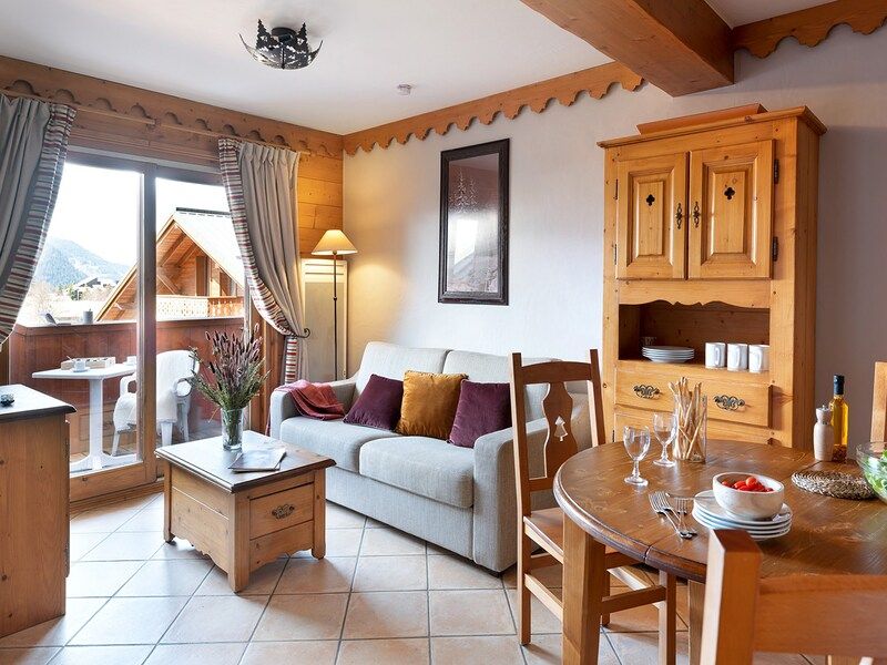 Appartement 5 personnes - 1 chambre + 1 coin nuit - Pierre & Vacances Résidence premium Les Fermes du Soleil - Les Carroz d'Araches