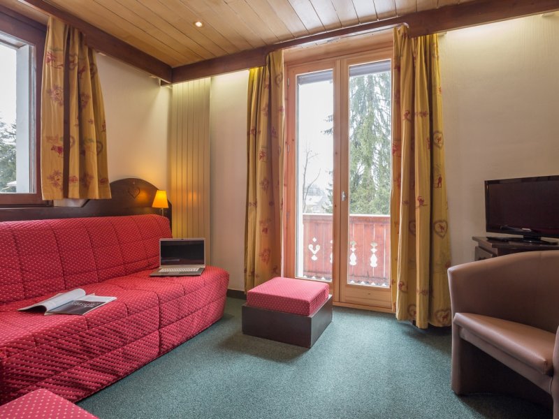 Appartement 8 personnes - 1 chambre + 1 coin nuit - Pierre & Vacances Résidence Le Mont d'Arbois - Megève