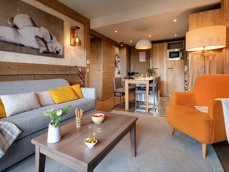 Appartement 4 personnes - 1 chambre - Pierre & Vacances Résidence premium L'Hévana - Méribel Centre 1600