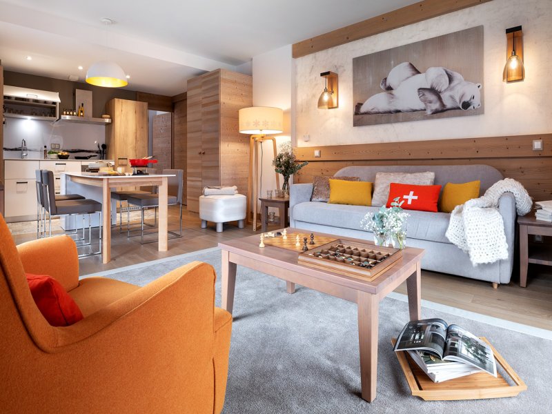 Appartement 6 personnes- 2 chambres - Vue Montagne - Pierre & Vacances Résidence premium L'Hévana - Méribel Centre 1600