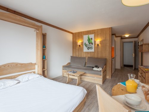 Studio 3 personnes Standard - Pierre & Vacances Résidence Les Chalets de Solaise - Val d’Isère Centre