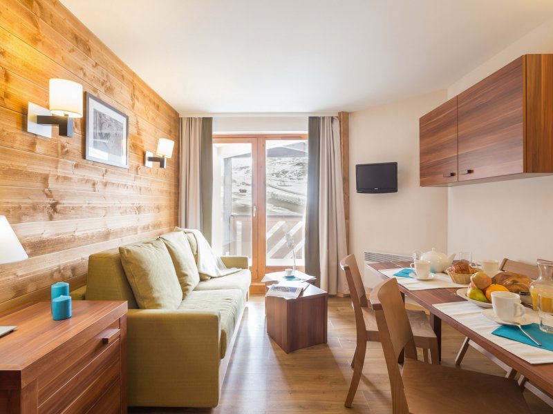 Appartement 6 personnes - 1 chambre + 1 coin nuit - Pierre & Vacances Résidence Le Machu Pichu - Val Thorens