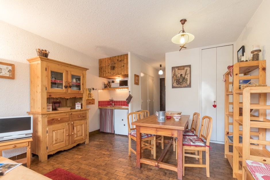 Studio 4 personnes Classique GUI2 - Appartements combeynot - Serre Chevalier 1500 - Monêtier Les Bains