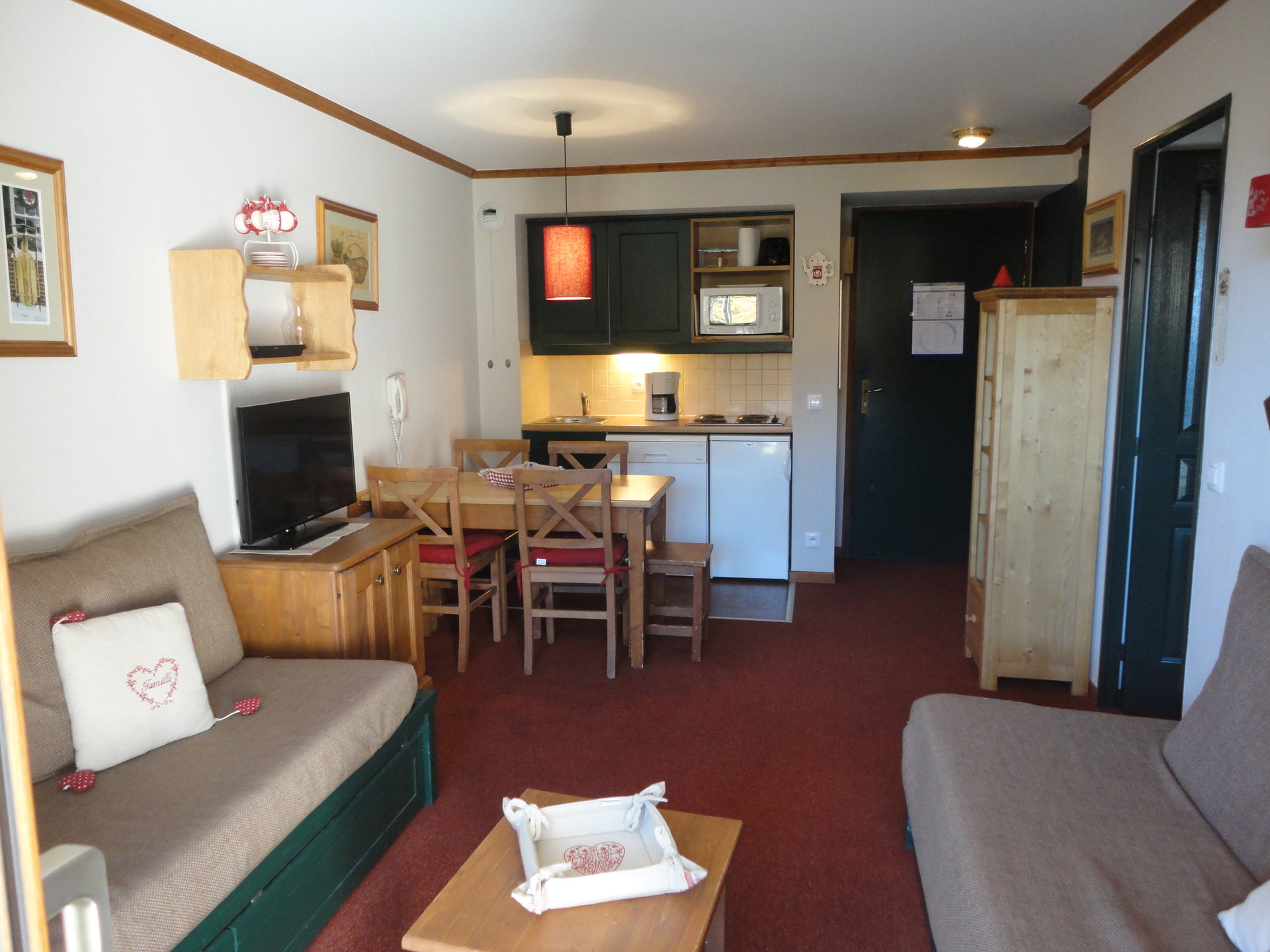 2 pièces 5 personnes Classique ROB004 - Appartements l'alpaga - Serre Chevalier 1400 - Villeneuve