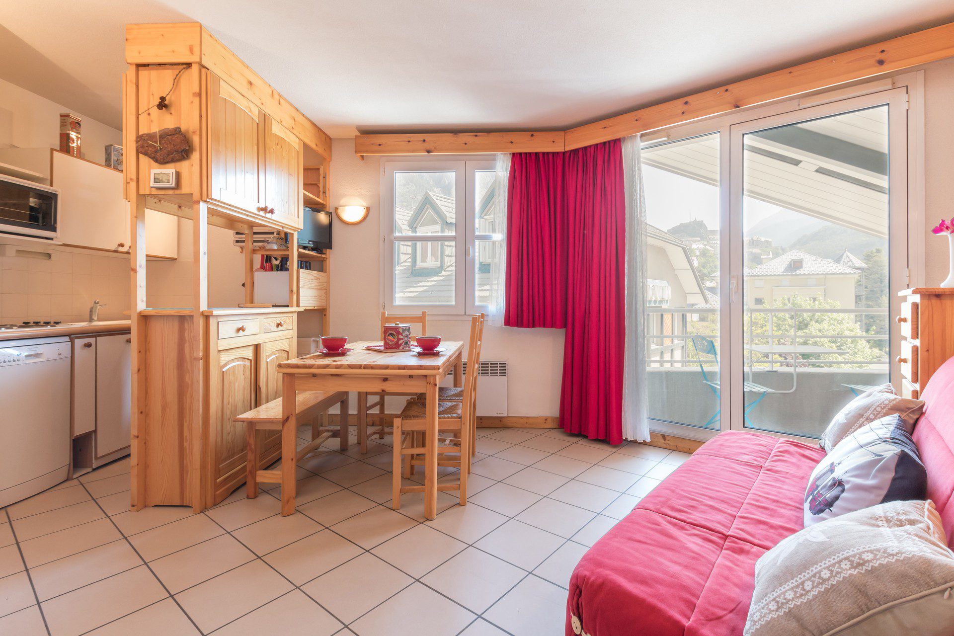 2 pièces 4 personnes Classique JOS306 - Appartements pre du moulin f - Serre Chevalier 1200 - Briançon