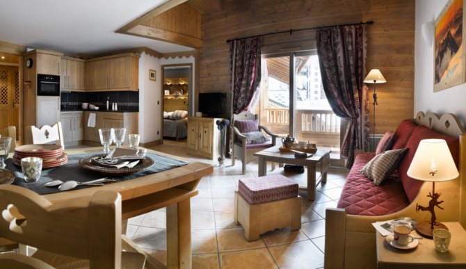 3 Pièces 6 personnes Or . - Résidence CGH & SPA Les Clarines 4* - Les Menuires Preyerand