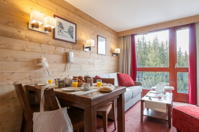 Studio 4 personnes Standard - Résidence Pierre & Vacances Le Belmont 4* OS - Les Arcs 1800