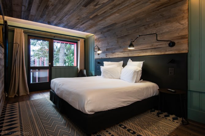 Chambre 2pers Classique Balcon Vue Mont-Blanc Petit-déjeuner - Chalet Hôtel le Prieuré 3* - Chamonix Centre