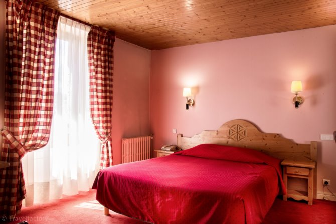 Chambre 2 personnes twin Demi-Pension - Hôtel La Croix Blanche 2* - Chamonix Centre