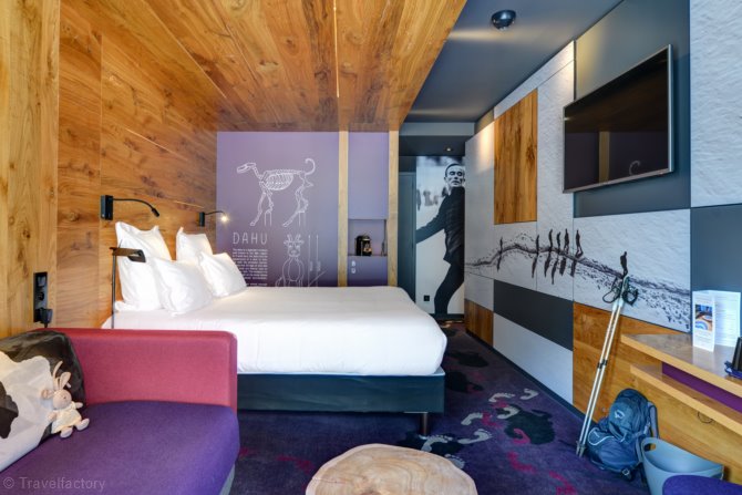 Chambre famille 4 personnes Vue Mont Blanc Demi-pension - Alpina Eclectic Hôtel Chamonix 4* - Chamonix Centre
