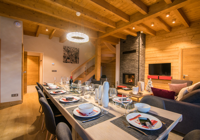 Chalet 13 personnes - Résidence Les Portes de Megève - Megève