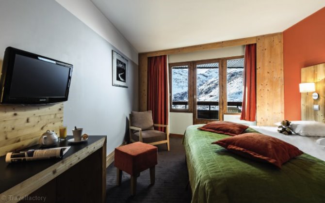 Chambre 2 personnes Standard Pension Complète - Hotel Les Menuires Les Bruyères - Les Menuires Bruyères
