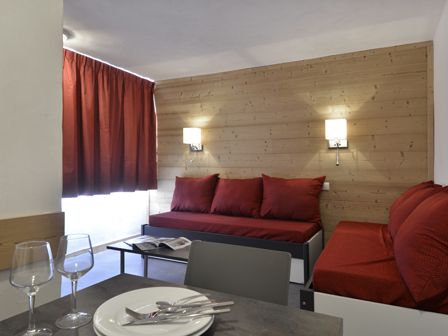 2 Pièces 5 personnes S613. - Appartements Saintjacques A. ACHAT FERME - Plagne Bellecôte