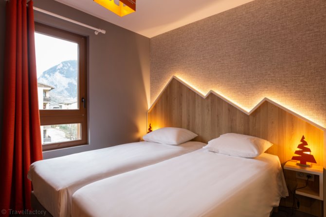 Chambre 2 personnes Versant Sud - Hôtel Base Camp Lodge - Bourg Saint Maurice