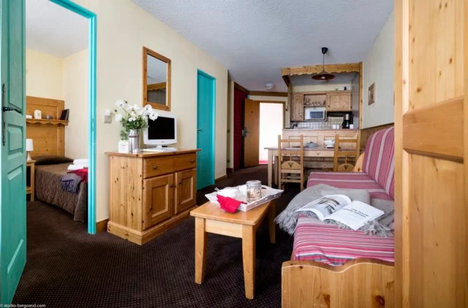 Appartement 6 Personnes Privilège avec cabine - Résidence Le Cheval Blanc 3* - Val Thorens