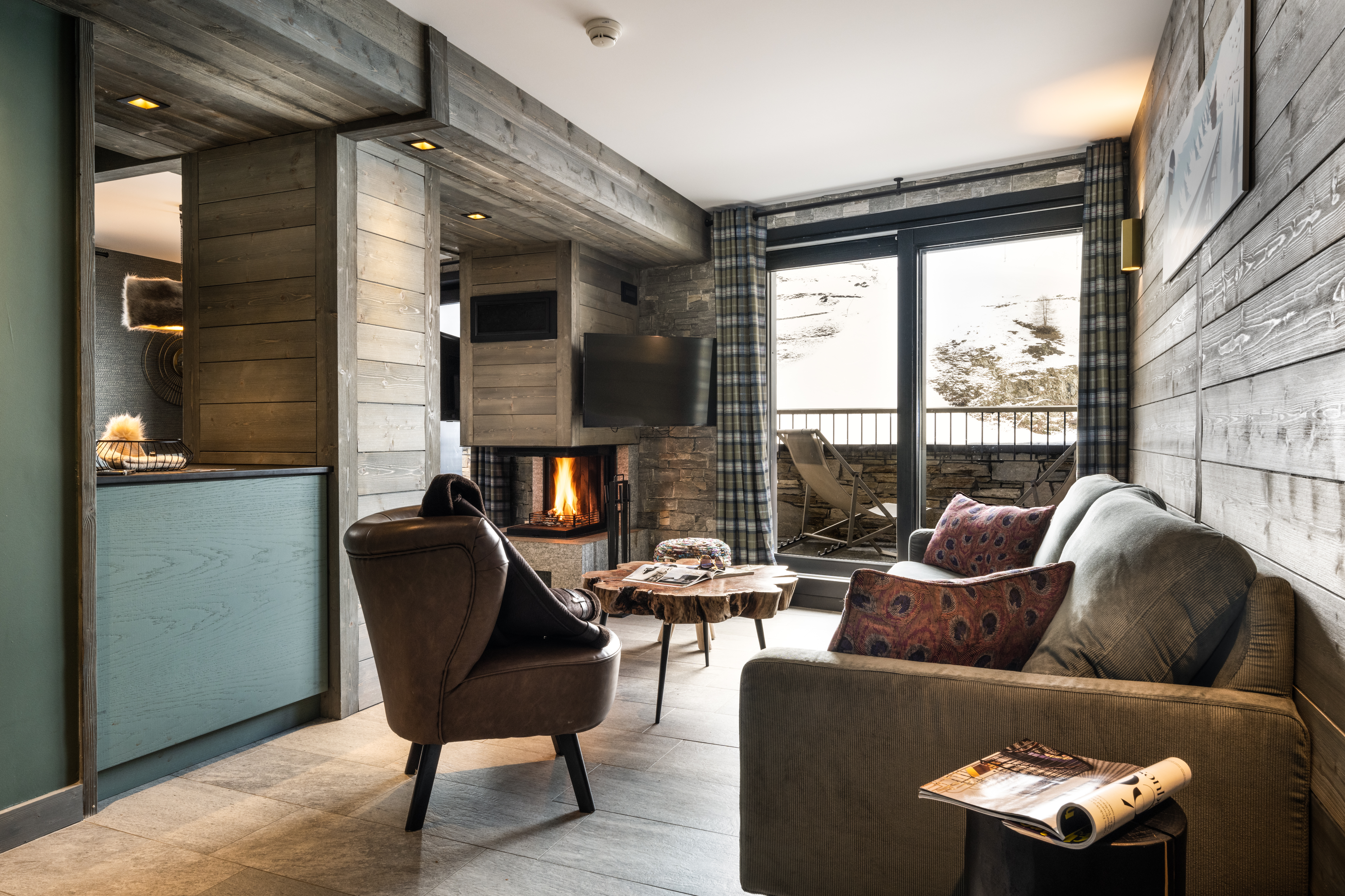 Appartement 8 Personnes avec cheminée - Court séjour - Résidence Chalet Izia 5* - Val d’Isère Le Châtelard