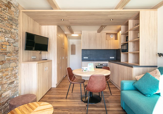 Studio 3 personnes - Résidence Vacanceole ~ La Duit - Doucy