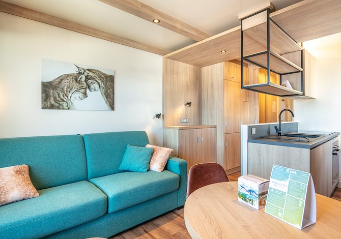 Studio 4 personnes - Résidence Vacanceole ~ La Duit - Doucy