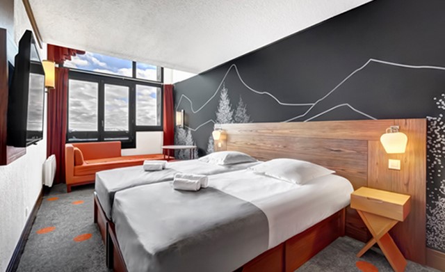 Chambre 2 personnes + 1 enfant VIP pension complète 1 nuit - Belambra Clubs Avoriaz - Les Cimes du Soleil - Tout Compris - Avoriaz