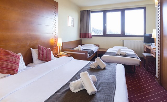Chambre 4 personnes Privilège Demi Pension - Hôtel La Plagne Le Terra Nova - Plagne Centre
