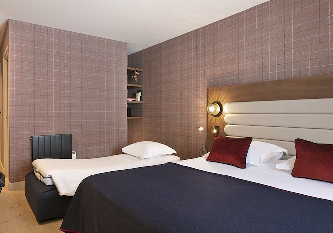 Chambre Supérieure 2 adultes + 1 enfant - Hôtel Marielle 4* - Val Thorens