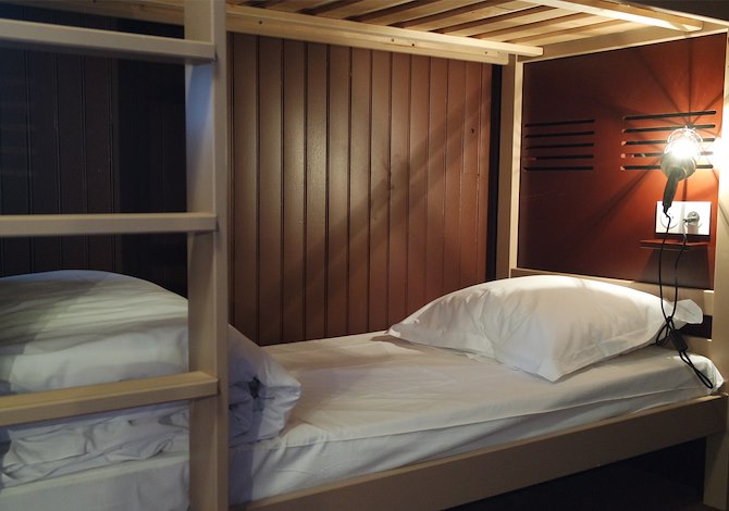 Chambre partagée 4 lits avec salle de bain - HO36 Hotel La Plagne - Plagne Centre