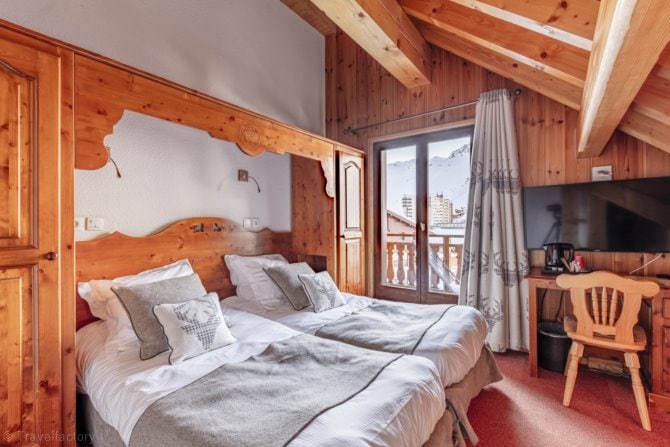 Chambre 2 personnes Confort SFLEXBB - Hôtel Le Gentiana 3* - Tignes 2100 Le Lac