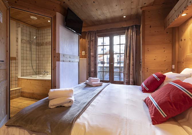 Chambre 2 personnes Premium PDJ - Hôtel Lagrange Vacances Les Cascades 3* - Courchevel 1650