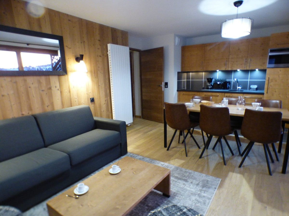 Appartement 3 Pièce(s) 6 personnes - EXCEPTIONNEL!! Superbe appartement neuf 3 pièces de 50 m2 dans résidence de standing, ski aux pied - Hauteluce