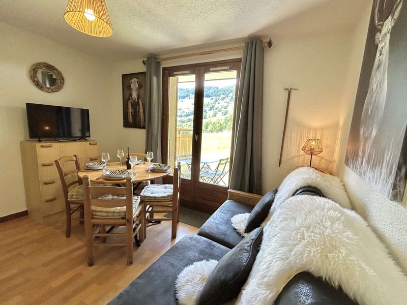 Appartement Demi-Quartier, 1 pièce, 4 personnes - Studio Cabine + Coin Montagne avec Terrasse, 4 Couchages, Casier à Skis et Parking, Demi-Quartier FR - Megève