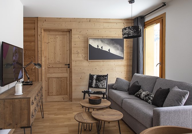 2 Pièces cabine 6 personnes Premium - Résidence Lagrange Vacances Les Edelweiss 3* - Vaujany