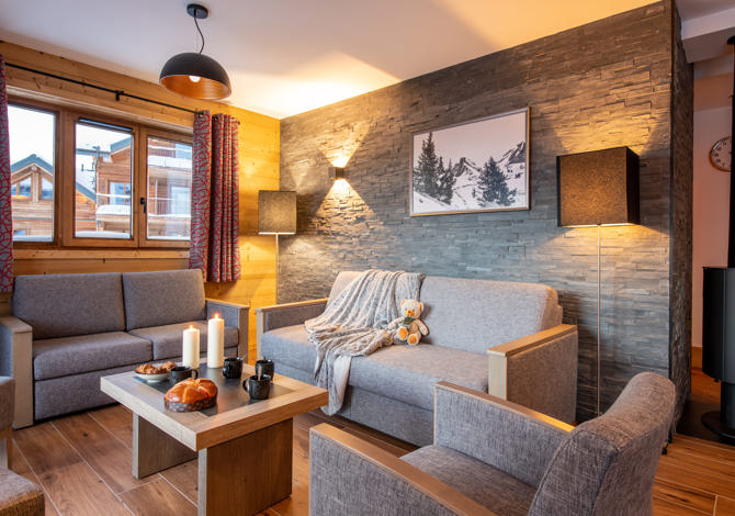 2 Pièces 4 personnes - Résidence CGH White Pearl Lodge & Spa 5* - Plagne Soleil