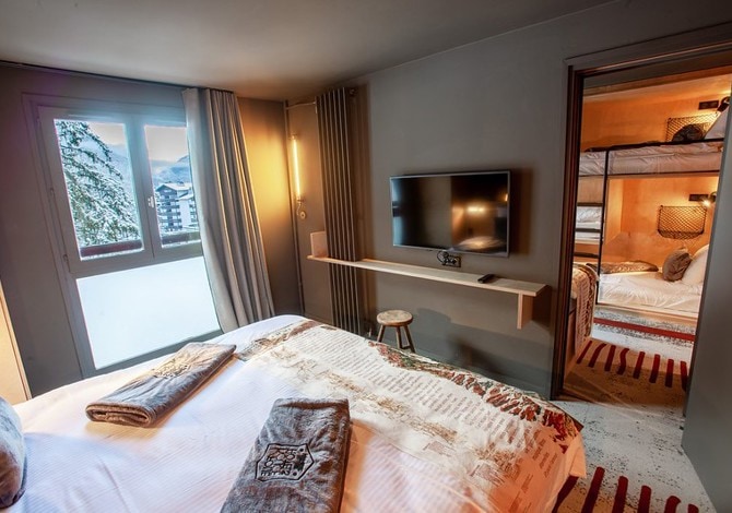 Suite 6 personnes (4 adultes & 2 enfants) non remboursable - Hôtel La Folie Douce Chamonix - Chamonix Centre