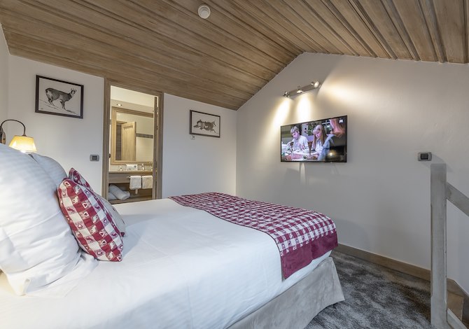 Suite 3 personnes Duplex Petit déjeuner - Hôtel La Chaudanne 4* - Méribel Centre 1600