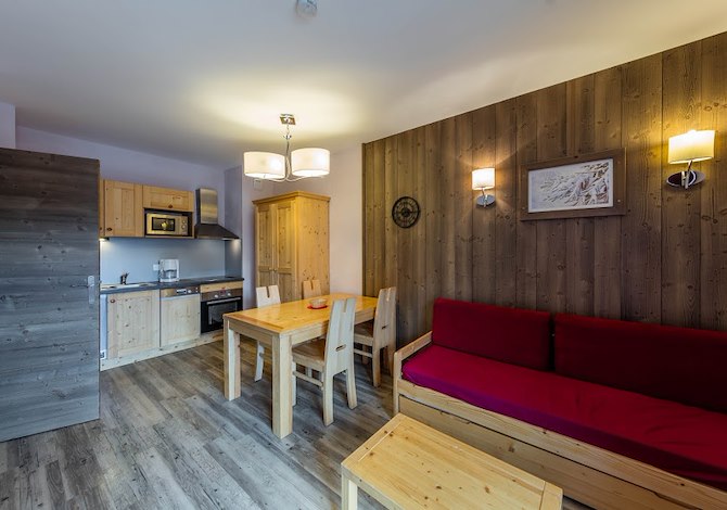 3 Pièces 6/7 personnes cabine - Résidence Deneb 4* . (AF) - Risoul 