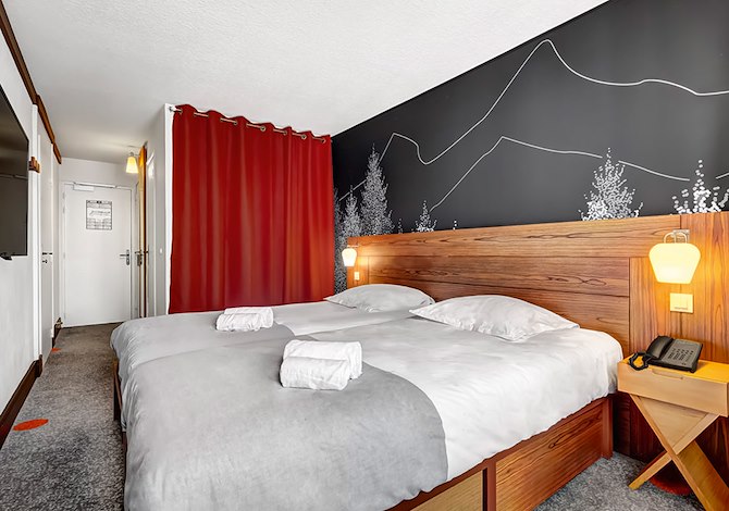 Chambre 2 personnes Communicante Demi Pension - Belambra Clubs Avoriaz - Les Cimes du Soleil - Tout Compris - Avoriaz