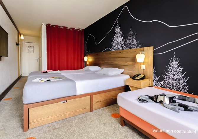 Chambre 2 adultes et 1 enfant avec vue PC - Belambra Clubs Avoriaz - Les Cimes du Soleil - Tout Compris - Avoriaz