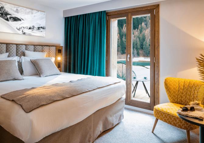 Chambre 2 personnes Confort Montagne Petit déjeuner - Hôtel Tetras Lodge 4* - Tignes 1550 Les Brévières
