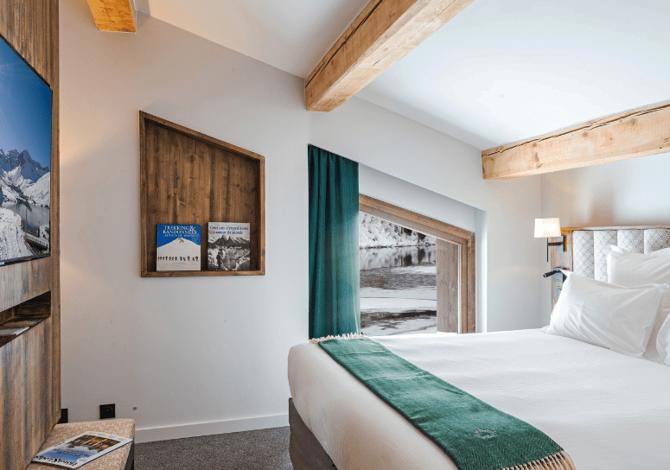 Suite Junior (2ad&2enf-12ans) Lac/Montagne Petit déjeuner - Hôtel Tetras Lodge 4* - Tignes 1550 Les Brévières