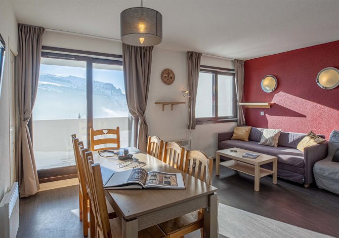 3 Pièces Supérieur 6 personnes - Résidence Madame Vacances Les Terrasses de Veret 3* - Flaine Forêt 1700