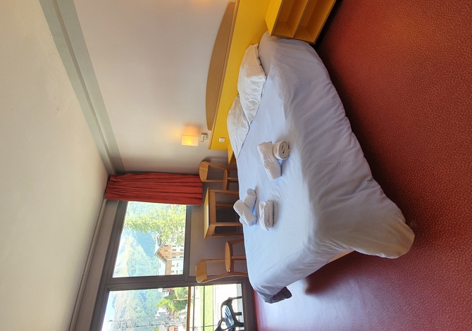 Chambre 2 Personnes avec balcon et pension complète - Village vacances Cévéo de Val d'Isère avec restauration - Val d’Isère Centre