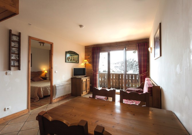 Appartement Essentiel 2 Pièces 4 Personnes avec balcon - Belambra Clubs Résidence Les Menuires - Le Hameau Des Airelles - Les Menuires Preyerand