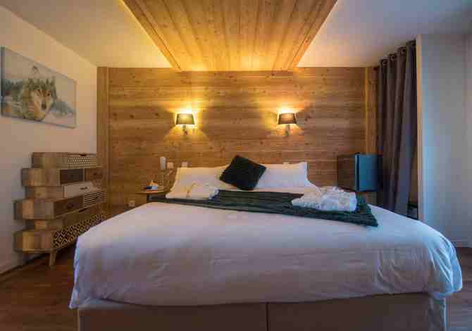 Chambre Deluxe 2/3 Personnes avec petit-déjeuner - Hôtel Snow Chill 4* - Risoul