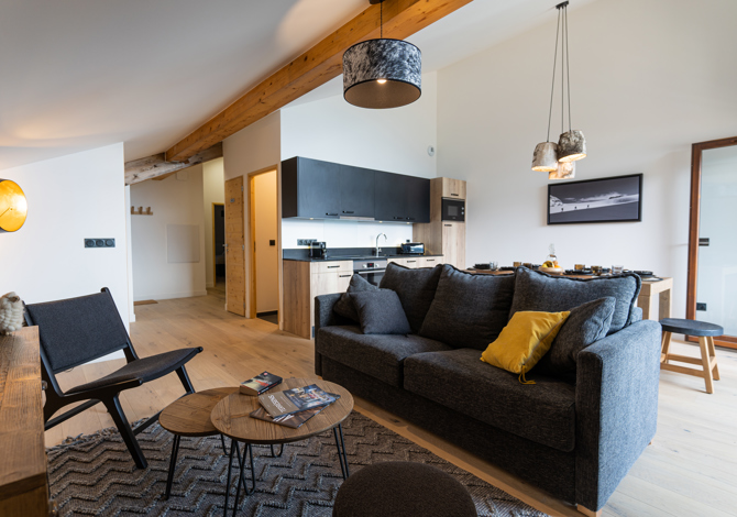 3 Pièces 6 Personnes - Résidence Terresens Les Roches Blanches - Combloux